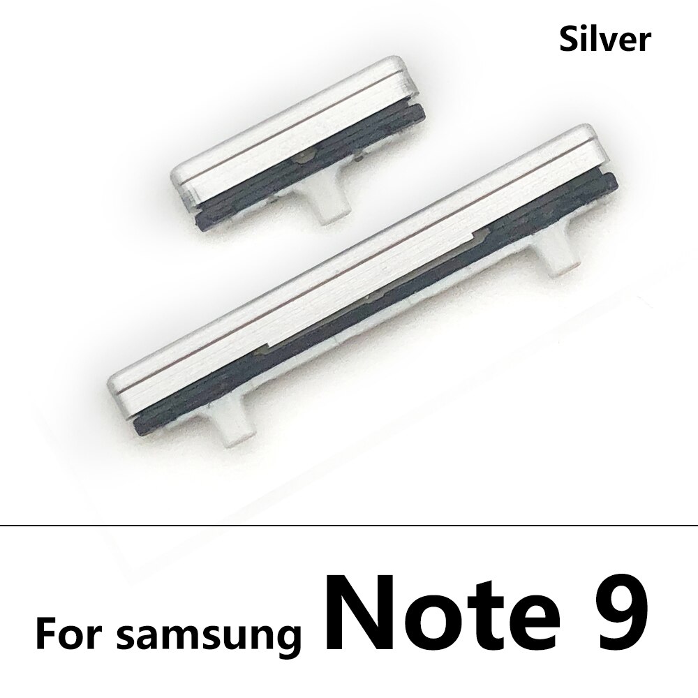 Teclas laterales nuevas, botones de encendido y volumen, botón para Samsung Galaxy Note 9, 10 Plus, piezas de repuesto