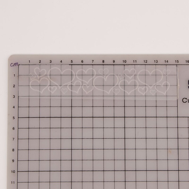 Heart Plastic Embossing Folder Stencil Template DIY Craft Making Pattern Background Paper Cards Scrapbooking Album Decor