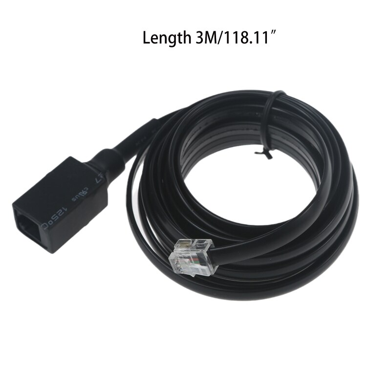 6 Pin Removable Separation Handheld Mic Extension Cable for FTM-100DR FTM-400DR FTM-400XDR 400DE 3200DR FT-7800 FT-8800