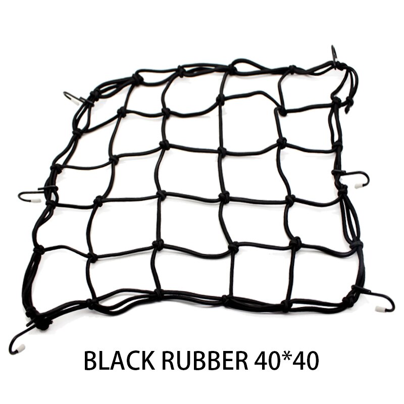Nordson 6Hooks Motorcycle Luggage Net Motorbike Net Helmet Mesh Cargo Net Mesh Bungee Mesh Helmet Holder Motorcycle Accessories: Black Luggage Net