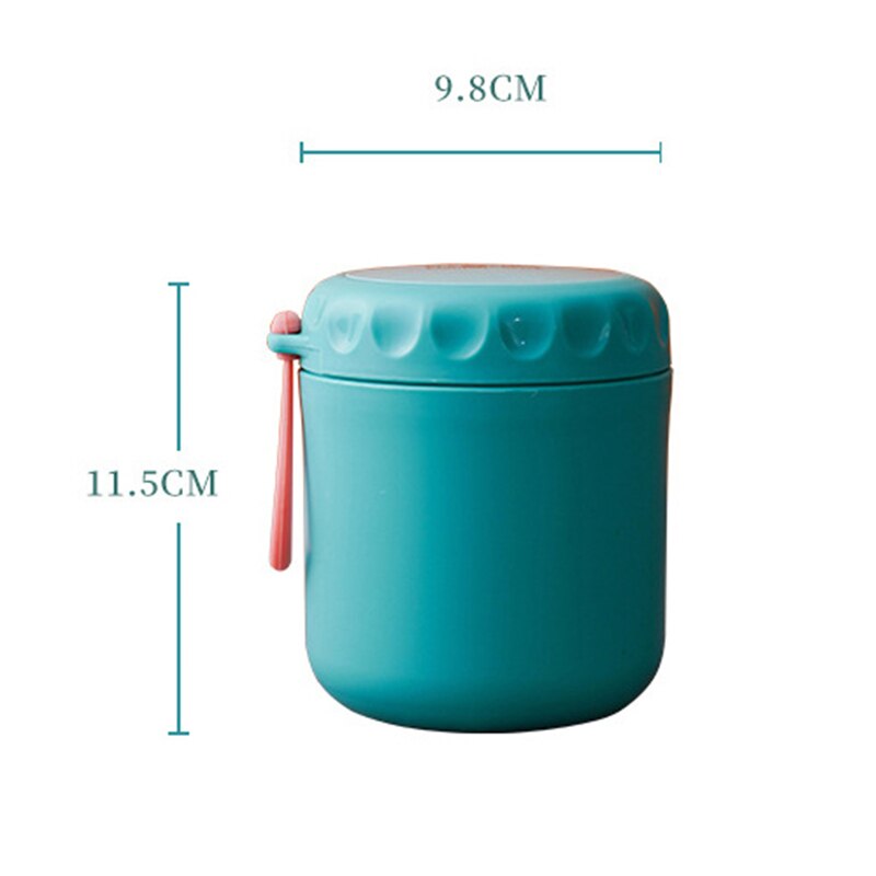 380ml Insulated Lunch Box Soup Holder Portable Food Container For Picnic School Office Hand-Held Soup Cup Kitchen Accessories