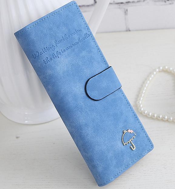 kommen nubuk 55 karten Position große kapazität frauen brieftasche karte geldbörse für freies: licht vlue