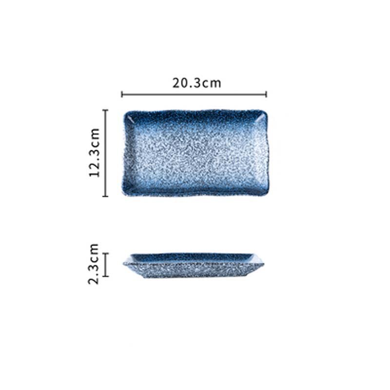 Shark Plate | Handgeschilderde Keramische Voedsel