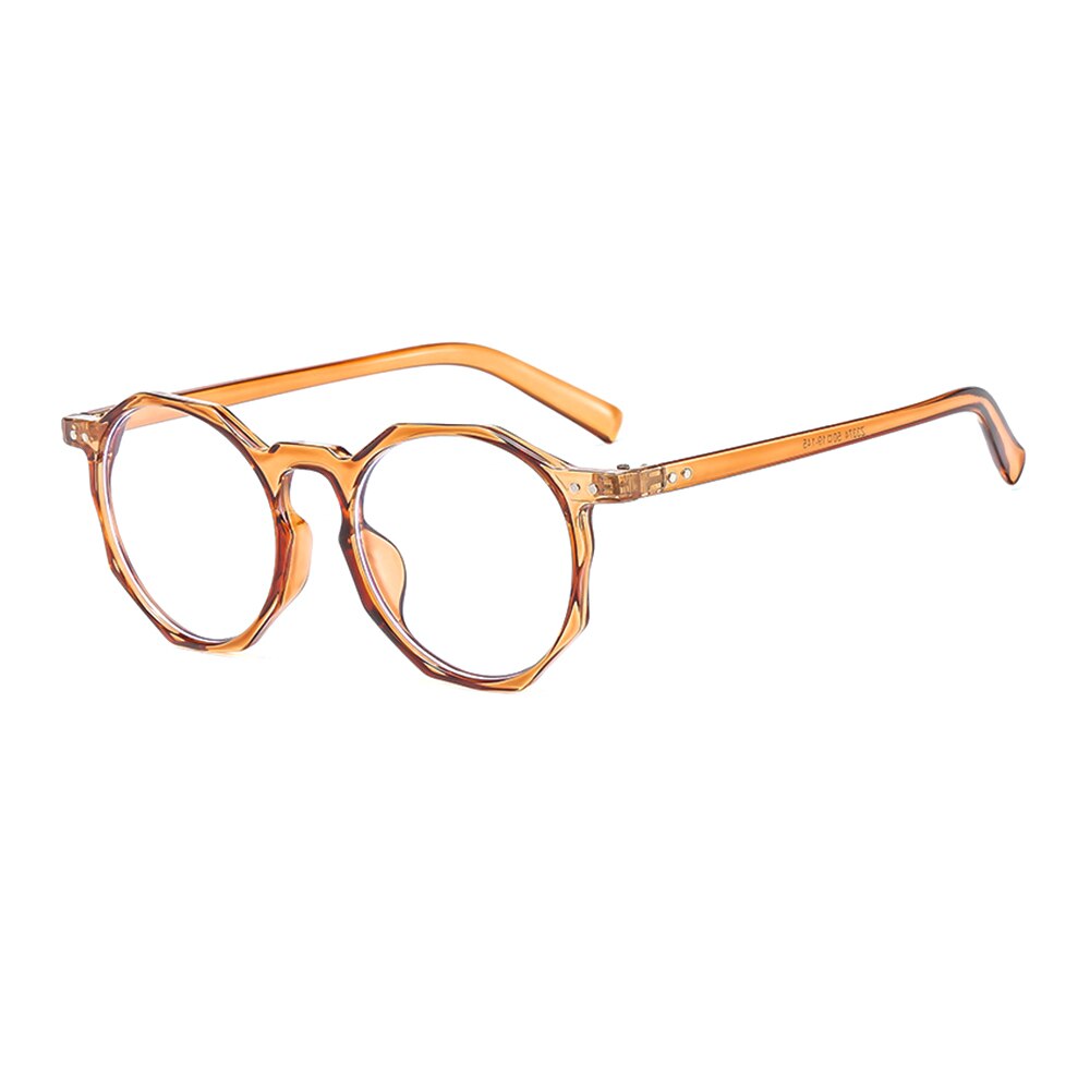 Gootrades ultralichte blauwlichtblokkerende leesbrillen stralingsbeschermende computerbrillen flexibele brillen oogzorg: Lichtbruin