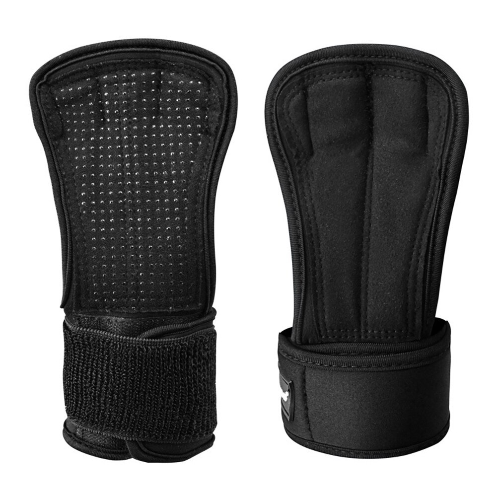 1 paire d'haltères épais antidérapants, gants de levage de poids à trois doigts, Support de poignet protecteur, poignée de main pour Fitness