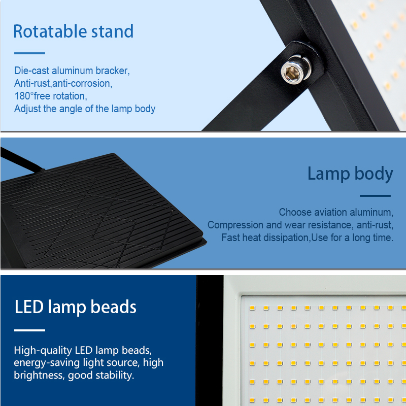 Led-strålkastare 220v 10w 20w 30w 50w 100w 150w 200w ip67 vattentäta strålkastare utomhusgarage gata trädgård gård väggbelysning