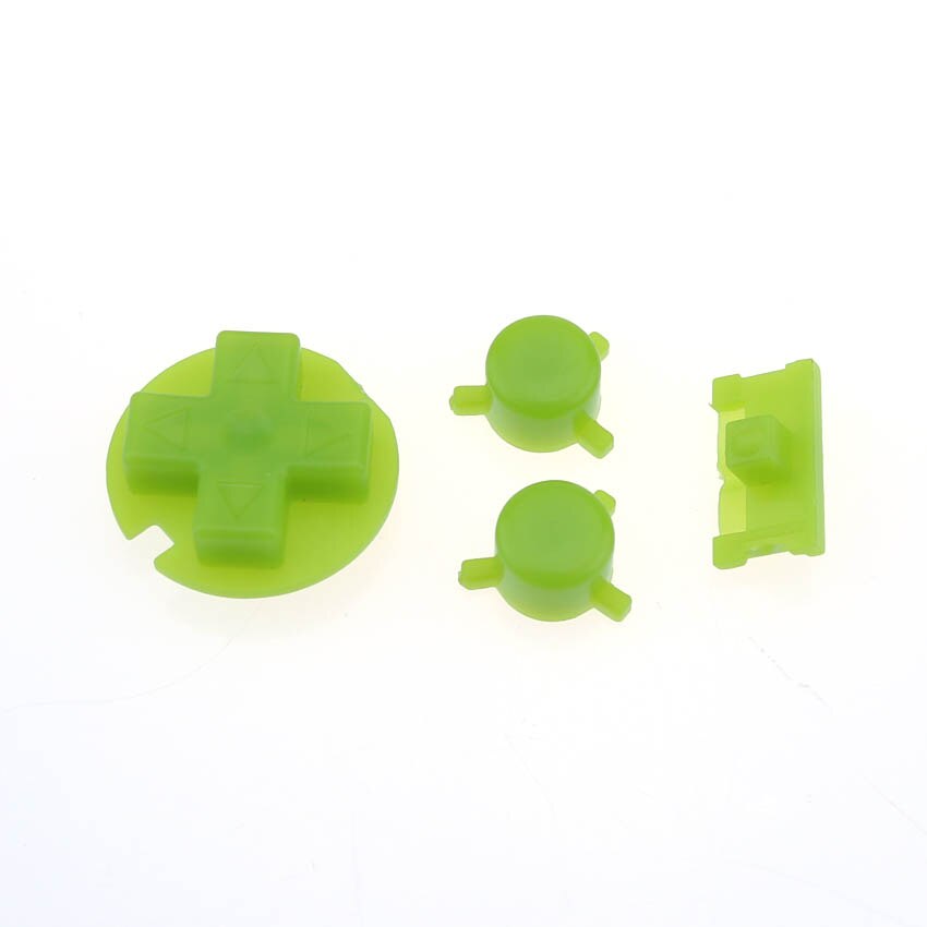 YuXi Multi colore Per opzione A B Bottoni Tastiere per Gameboy GBP Tasca On Off Alimentazione Bottoni D Pads di Ricambio parti: Green