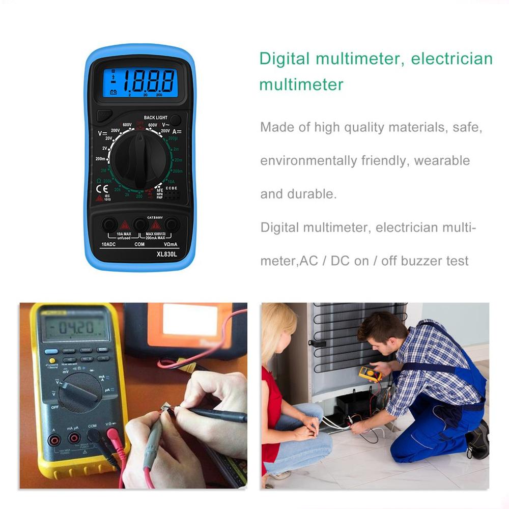 Multi-function Digital Multimeter Xl830l Digital Multimeter Handheld Multimeter Precision Digital Display