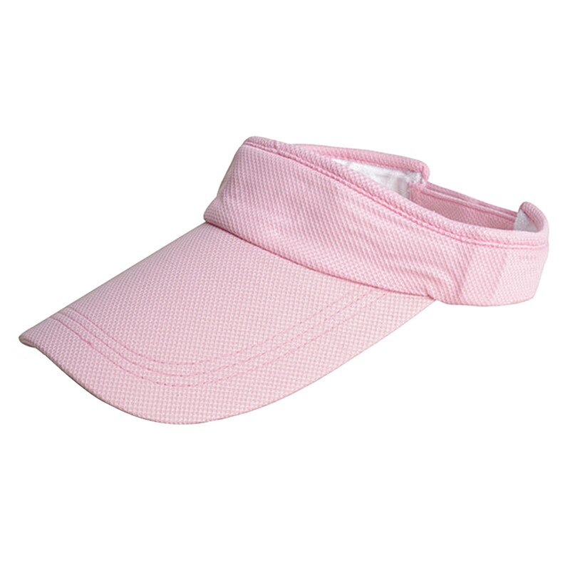 1 Pcs Unisex Tennis Cap Empty Top Sport Hat Solid Color No Top Visor Tennis Beach Hat Outdoor Sportwear: P
