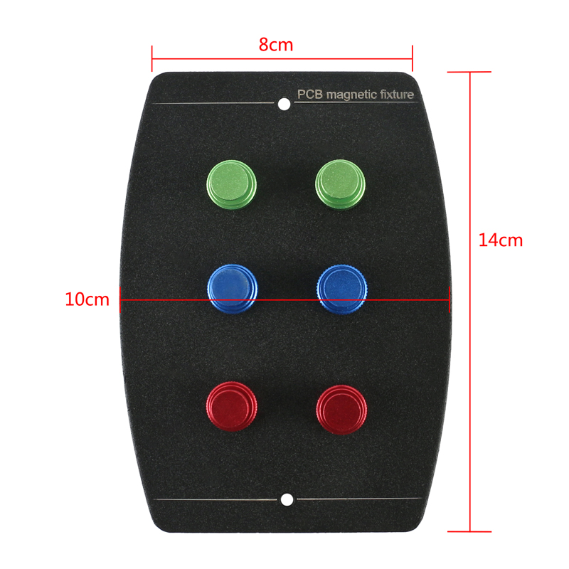 Adjustable Magnetic Fixture Magnetism Clamp PCB Solder Auxiliary Plate Jig For Industrial Microscope Soldering Inspection