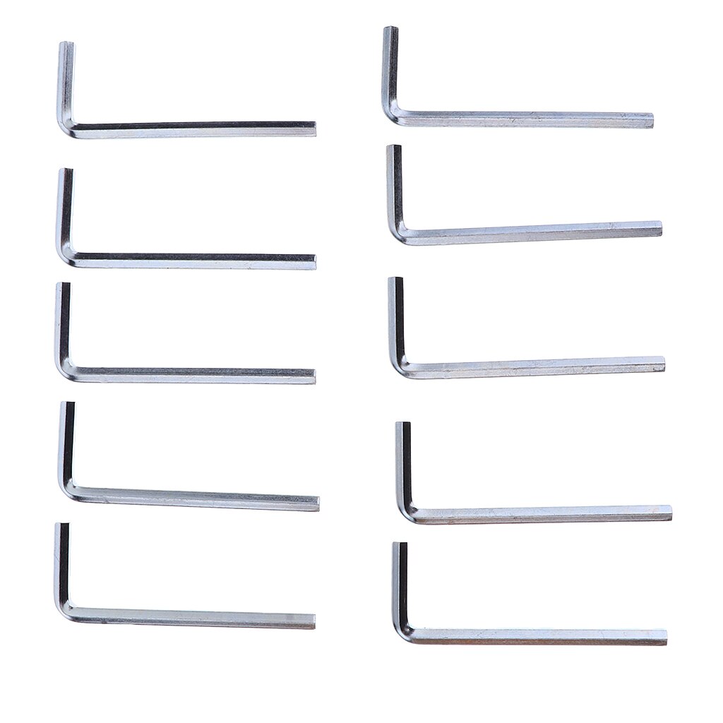 10 Pieces/Pack Functional 4mm Hexagonal Inline Roller Skate L Allen Wrench Hex Key Tool Skate Accessories Parts
