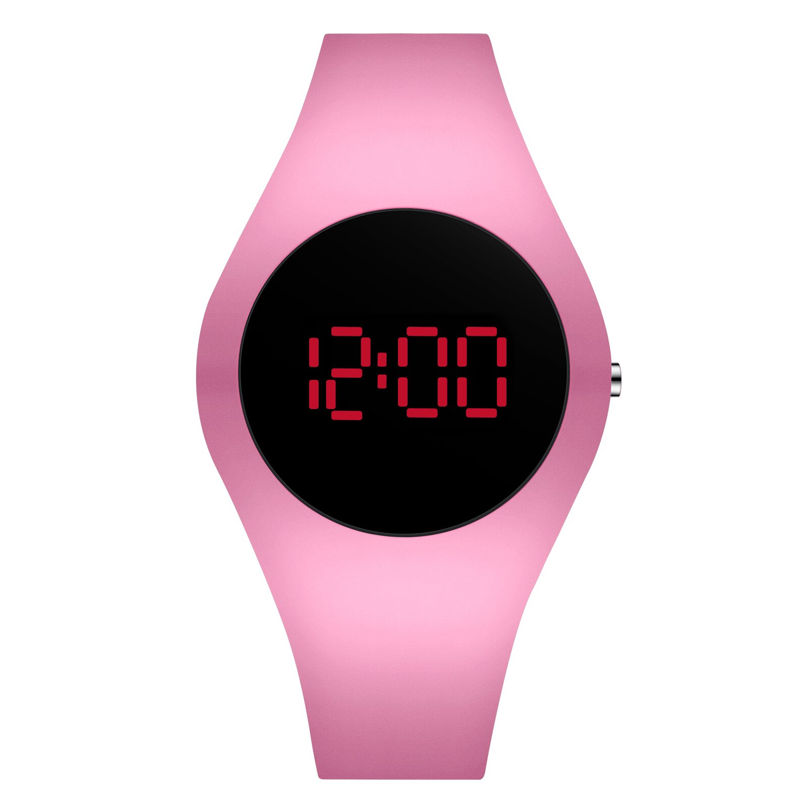 Reloj de para hombre, Ultra delgado, redondo, deportivo, reloj electrónico para estudiantes, reloj Digital impermeable para hombres, reloj Digital para mujer, reloj masculino