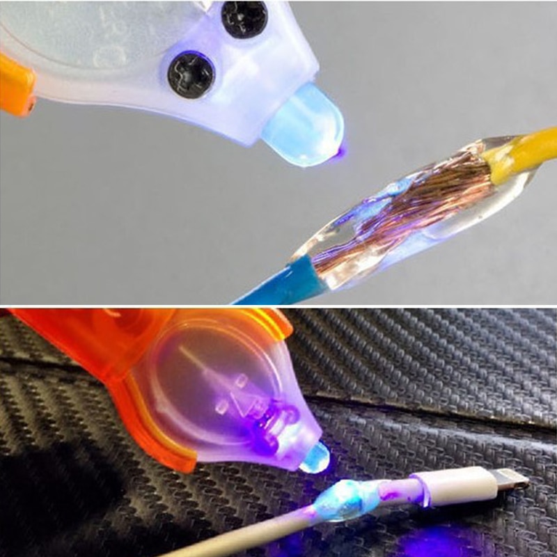 Kleber Stift Schweißen 5 Sekunden Schnelle Reparatur UV Licht Reparatur Stift Werkzeug Bausatz Super Starke Flüssigkeit Kunststoff tauchen Schweißen Mischung