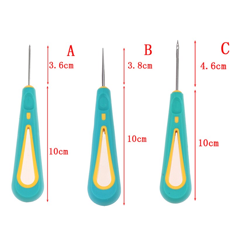 Detachable Repair Leather Shoe Sewing Cobbler Tool Craft Straight Curved and Hole Hook Needle Bodkin Bradawl Piercer Stab Awl