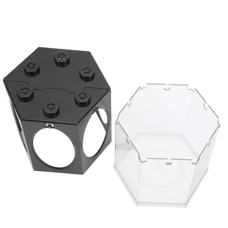 Aquarium Fish Tank a Multi‑view and All‑round Appreciation Hexagonal Fish Tank for Fish Tank for Aquarium