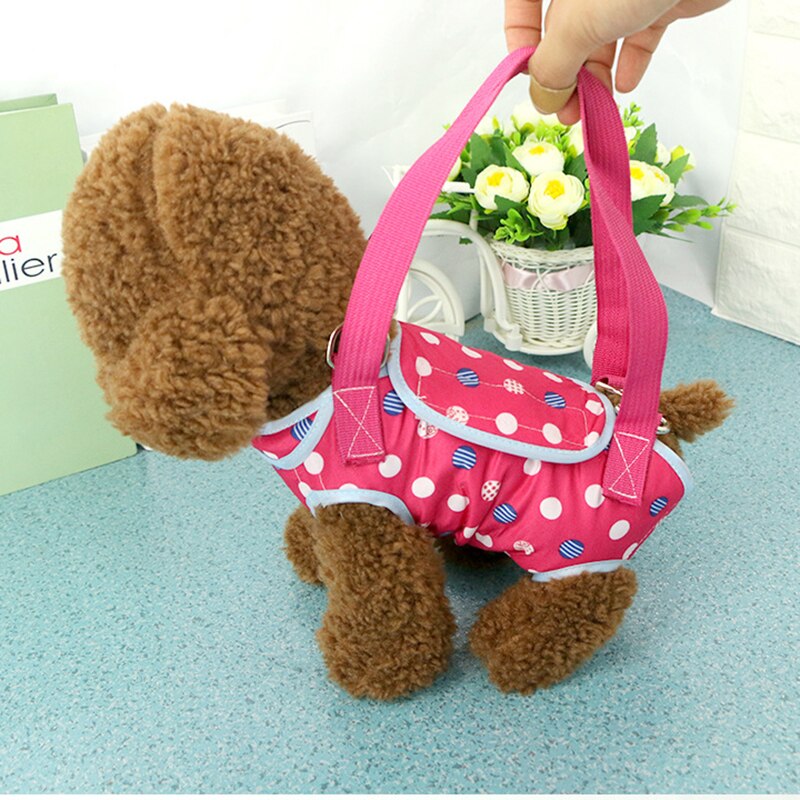Venxuis Dot imprimé sac de transport pour animaux de compagnie pour petit chien sac de transport de voyage chien mignon fournitures pour animaux de compagnie doux chiot confortable sac à main pour animaux de compagnie
