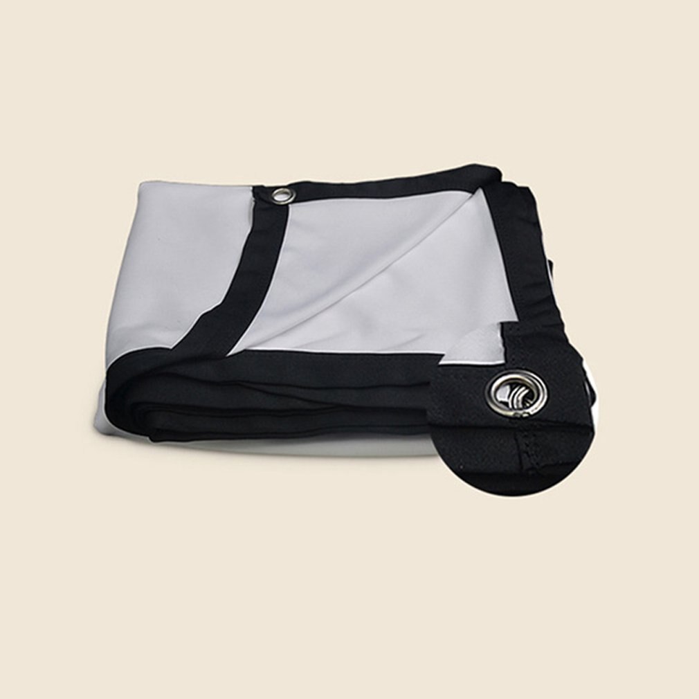 Projector Curtain 3D HD Projector Screen Home Outdoor KTV Office Portable Folding Projector Soft Curtain
