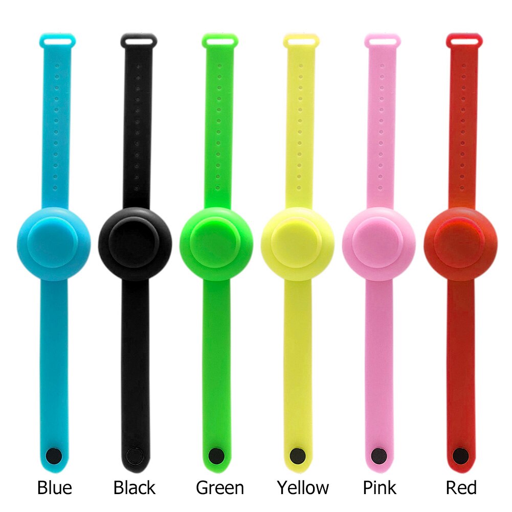 Vuxen barn handdesinfektion handbälte tvättgel alkohol dispenserat armband silikon armband näbb flaska dispenser pumpar