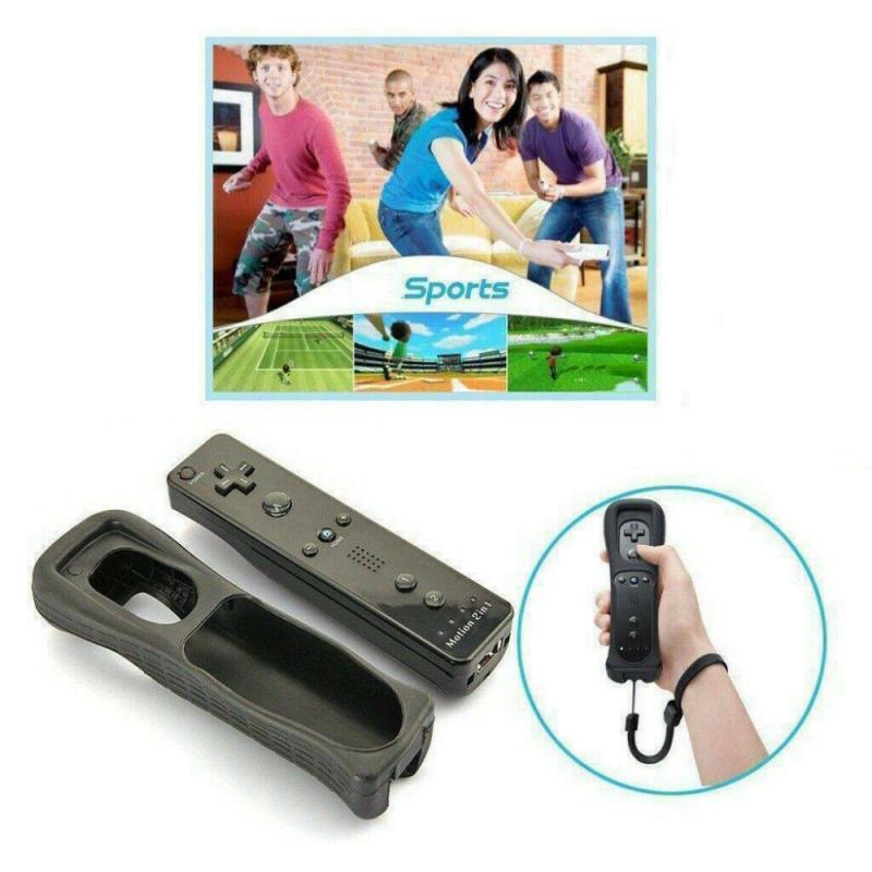 Construido-en movimiento 2 In1 Wireless Gamepad controlador remoto para Nin tienden Wii U remoto Joystick de control Joypad para Wii /wii U