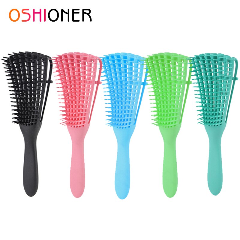 Oshioner 1pcs Scalp Massage Comb Hair Brush Women Detangle Hairbrush Anti-tie Knot Hair Brush Octopus Type Comb