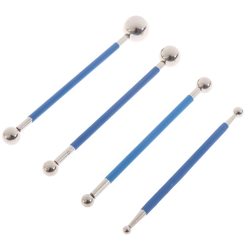 4 st dubbelstålpressad kulplattor injekteringsverktyg reparera stick skrapverktyg