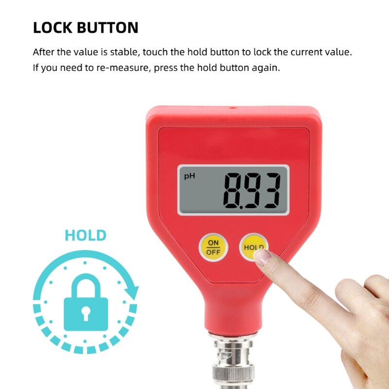 PH-98106 PH Meter Digital Acidity Meter PH Tester Soil Meter Tester for Plants Flowers Vegetable Acidity Moisture