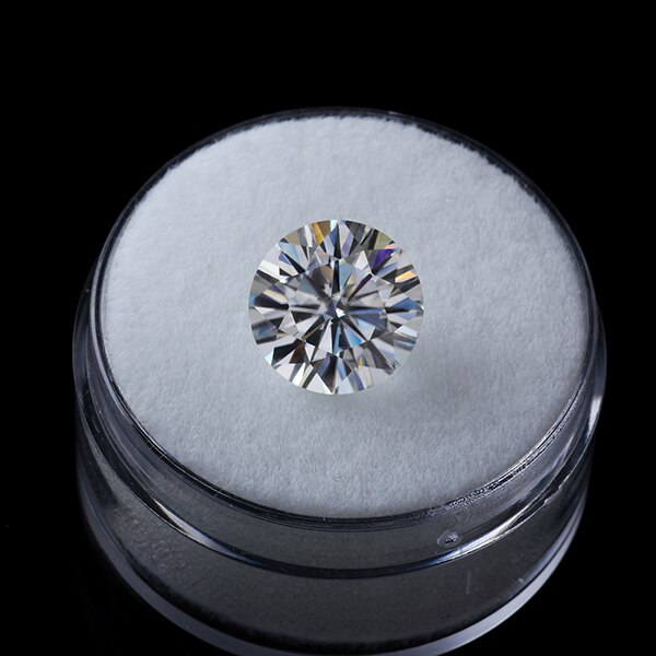 Starsgem Def 1ct Gecertificeerd 6.5 Mm Super Wit 8 Harten En 8 Pijlen Cut Moissanite Loose Bead Voor Sieraden Maken