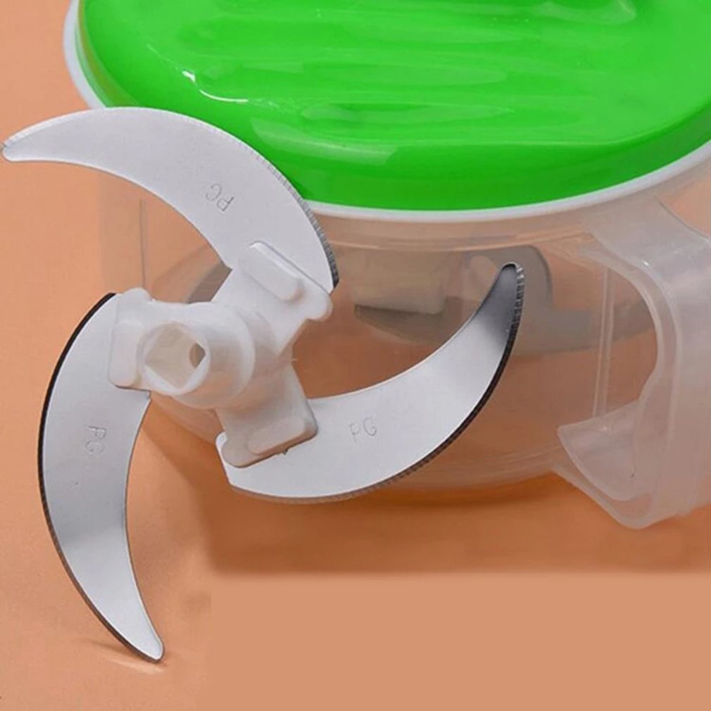 250ml Multi-function Kitchen Manual Food Processor Meat Grinder Vegetable Chopper Shredder Cutter Egg Blender