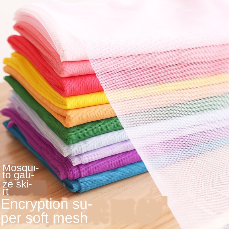 Verschlüsselung Weiche Blick Tuch Moskito Netze Kleid Material Sommer Kleidung Gittergewebe Spitze Stoff