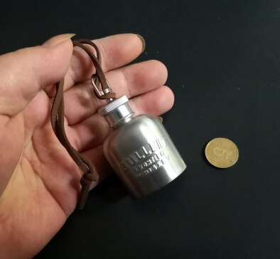 Mini 304 rustfri stålkolbe til alkohol whisky vinkande bærbare lækagesikre flasker til spiritus mænd sæt  lf564: Stil 6