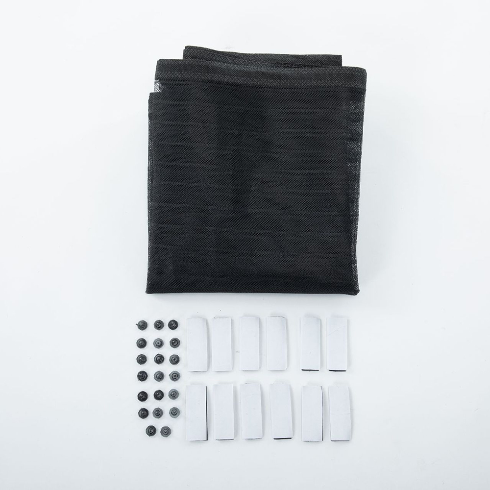 Dørskjerm kjøkken gardin sommernett nett anti mygg insekt fly feil gardin automatisk lukking magnetisk skjerm dør: Svart / 100 x 210cm