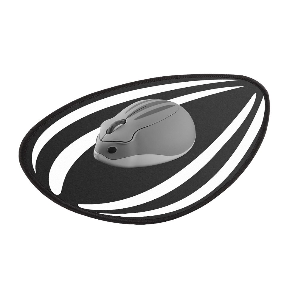 2.4G Wireless Mouse Hamster Cartoon Ergonomic 1200DPI 3D Optical Gaming With Mouse Pad Kids For PC Laptop: gray and pad