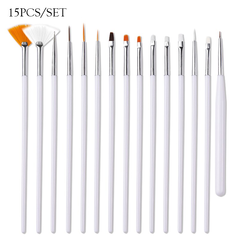 Pinceau à ongles 3 pièces/ensemble, stylo de peinture pour Nail Art, brosse pour Gel UV, Salon de beauté, à usage domestique: AQ37536