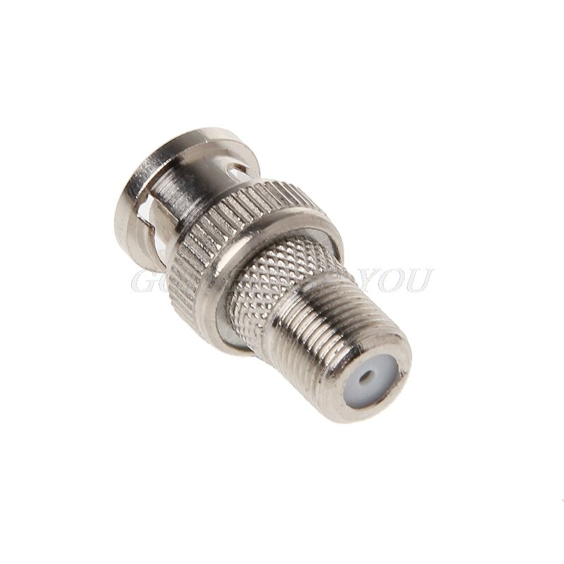 10Pcs/Set BNC Male Plug To F Female Jack Coax Connector Adapter For CCTV Camera