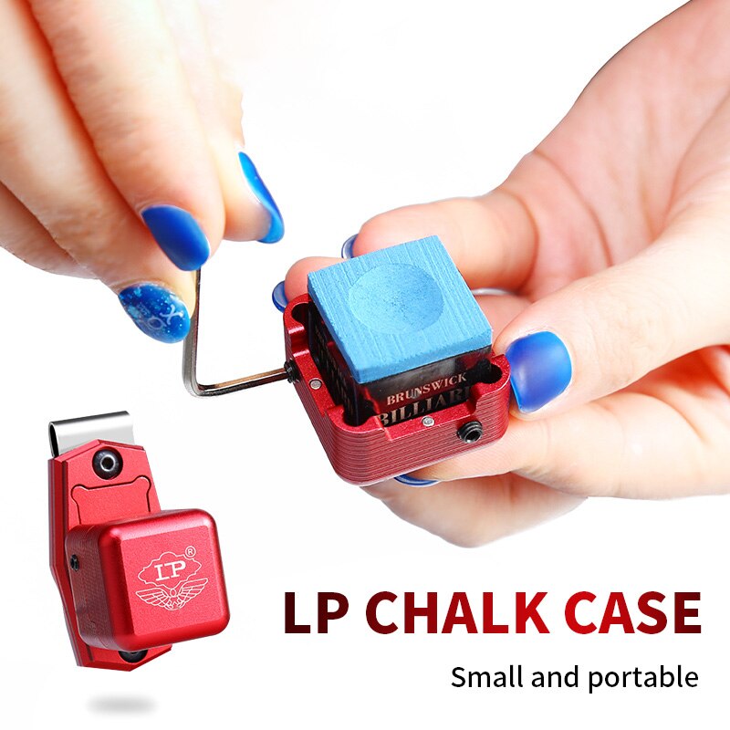 Kleurrijke Lp Magnetische Biljart Krijthouder Pool Biljart Accessoires Aankomst Snooker Krijt Gevallen Met Sterke Magneet