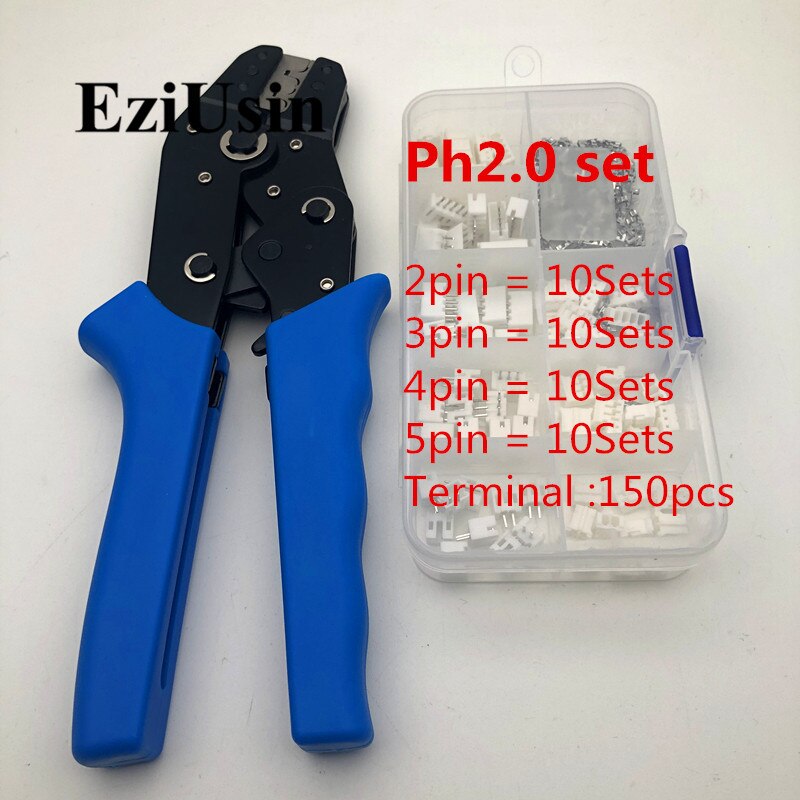 Terminal Crimpen Zangen Werkzeug für 2.54/2.0/2,5mm Dupont Xh 2,54 TJC3 TJC8 SCN XHB PHD 5264 CH 2,5 5051 SM 2,54 Stecker: Werkzeug mit Ph2.0 einstellen