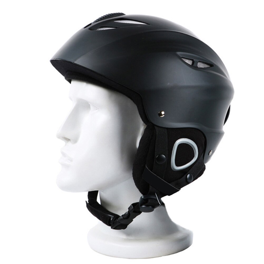 Children Integrally Molded Breathable Anti Shock Protective Half Covered Snowboard Adjustable Outdoor Ski Helmet Safety Sports