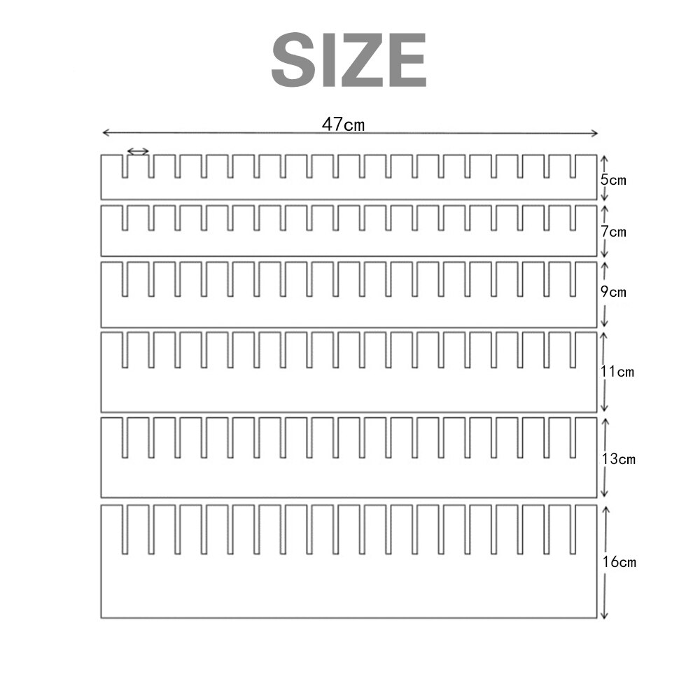 Justerbar borddeler makeup skab makeup organizer skab opbevaring skuffe opdelere skab organizer