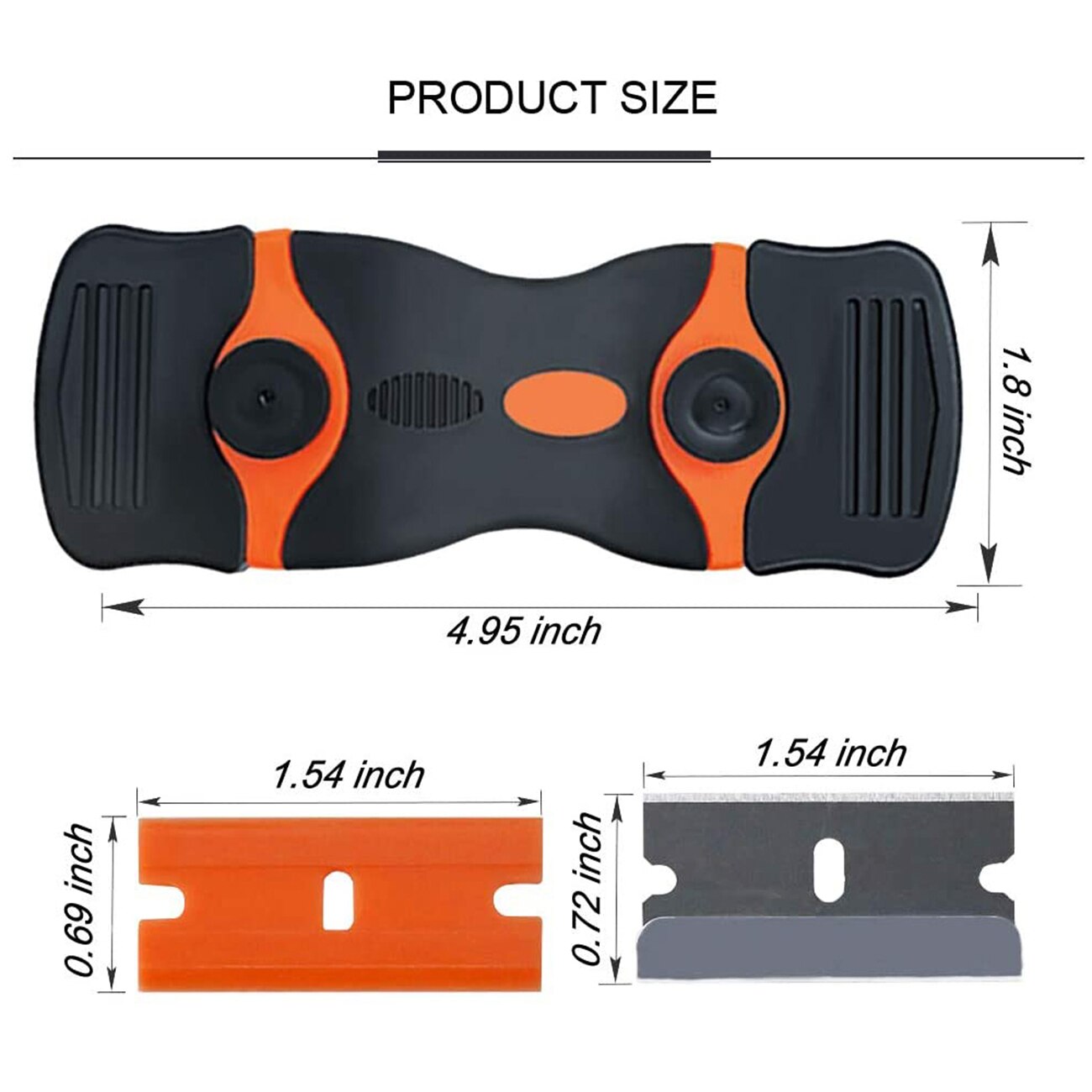 Auto Vinyl Wrap Film Squeegee Scraper Tools Edge-closing Tool for Car Sticker Film Scraper Kit Car-Styling Accessories