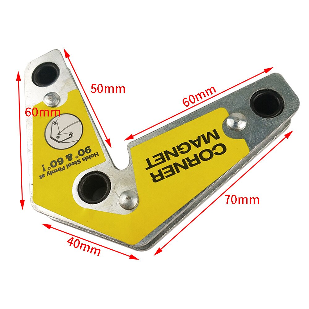 2 TEILE/SATZ Ecke Schweißen Magnet Halfter Industrielle Interne Und Externe Rechten Winkel Fixateur 60 90 Winkel Magnetische Klemme