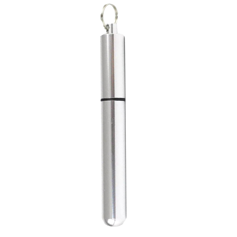 Bouteille étanche | Mini support de longue forme pour cure-dents, bouteille à sceller, , ultra Portable, étui à pilules en aluminium pour voyage