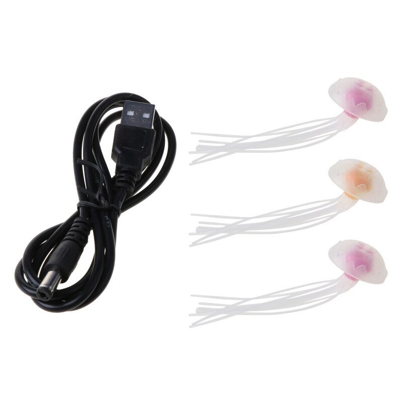 Kunstmatige kwallen aquarium tank nachtlampje kleurveranderende decoratieve lamp voor woonkamer kantoor winkelcentrum decoratie