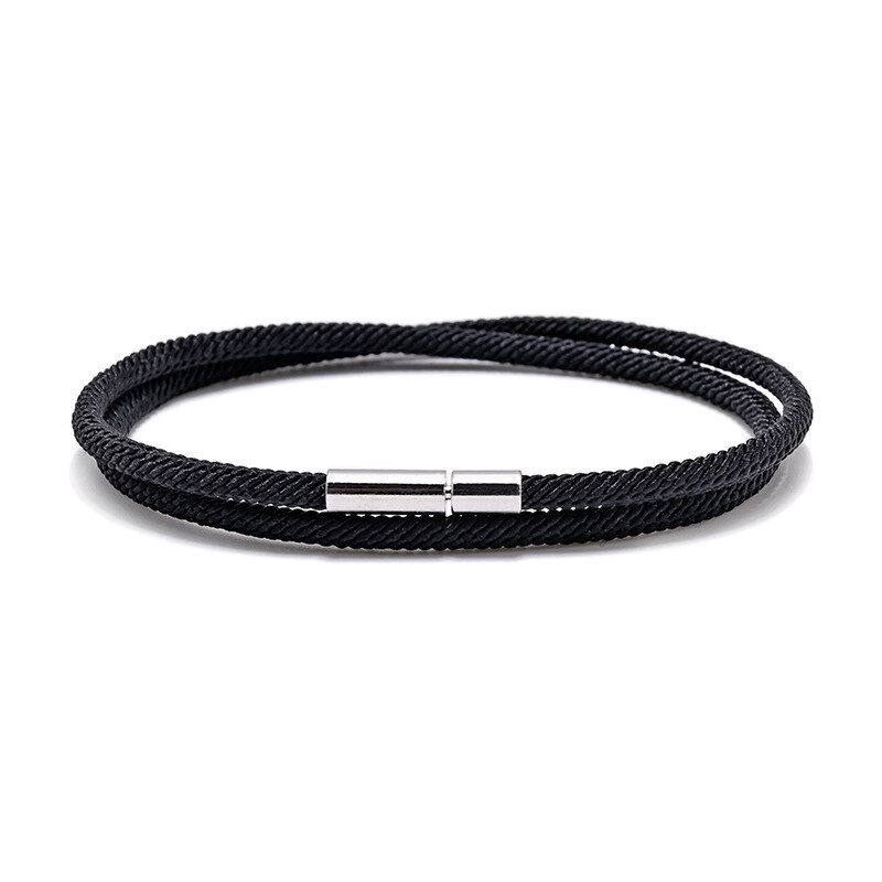 Coppia di braccialetti in corda di milano nuovi modelli di esplosione transfrontaliera fibbia doppio strato milano linea bracciali in corda a mano per donna: 10