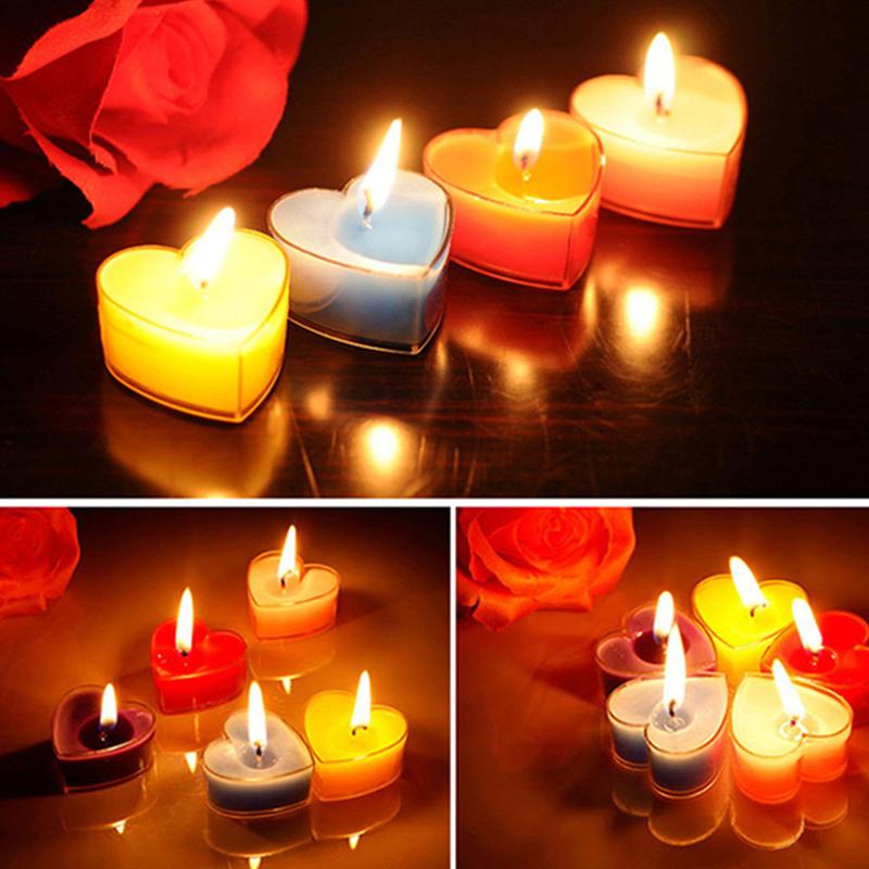 Bougie rouge en forme de cœur pour amour | 27 pièces, décoration adorable de bureau, bougies pour fête d'anniversaire et mariage, pour la saint-valentin