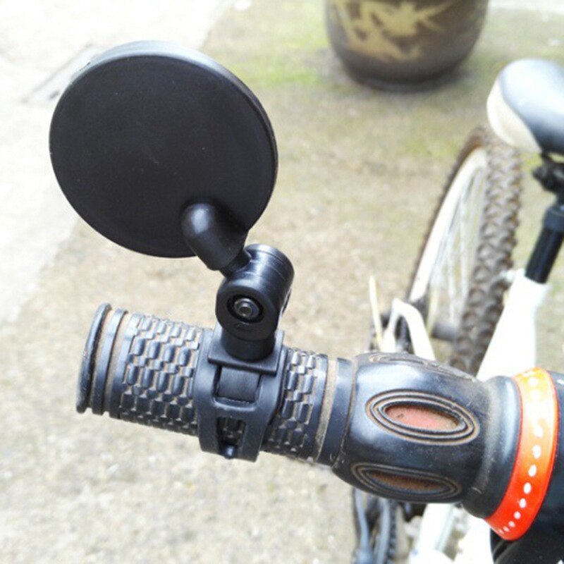 Espejo retrovisor ajustable para bicicleta, espejos para manillar, bicicletas de montaña, manillar de silicona, espejo retrovisor, accesorios para ciclismo