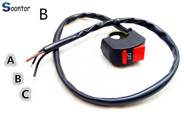 Skifte horn blinklys til / fra lys 12v motorcykel niversal motorcykel til ktm smc smcr enduro r mc-r duke 640 lc4 supermoto