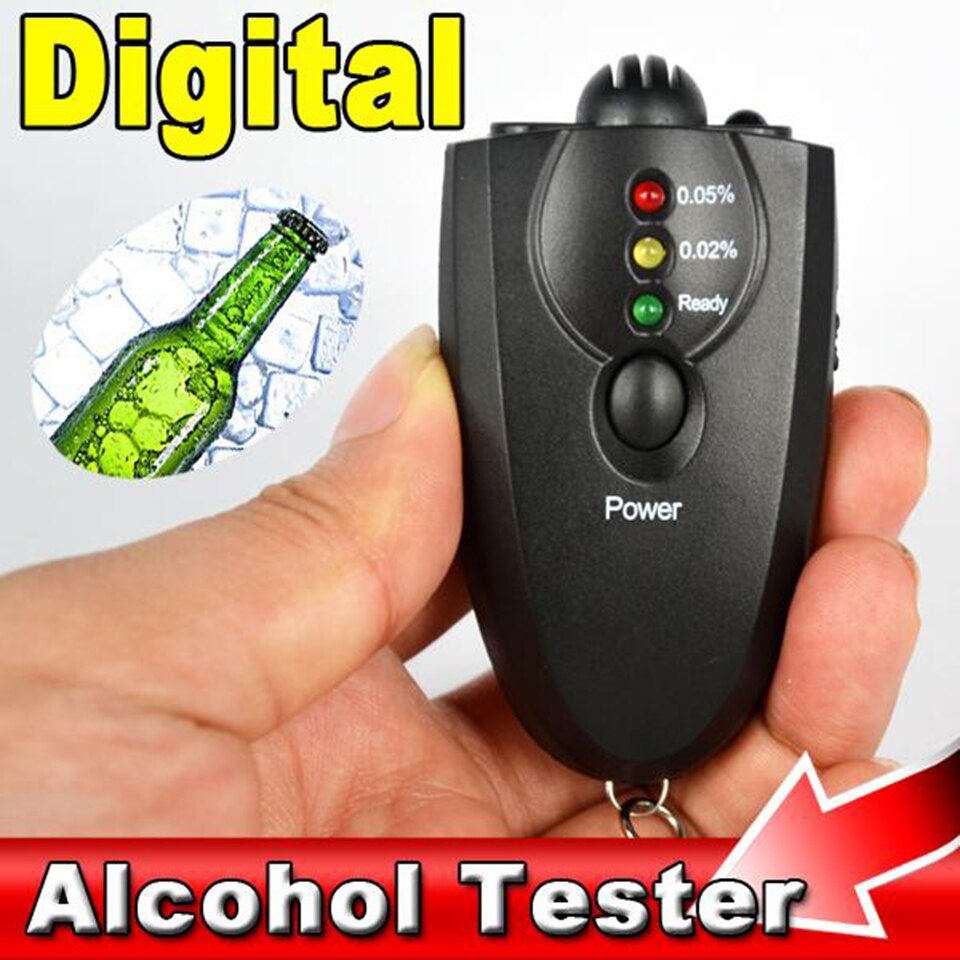 Alkohol tester politi alarm ånde alkohol tester enhed alkometer analysator detektor test