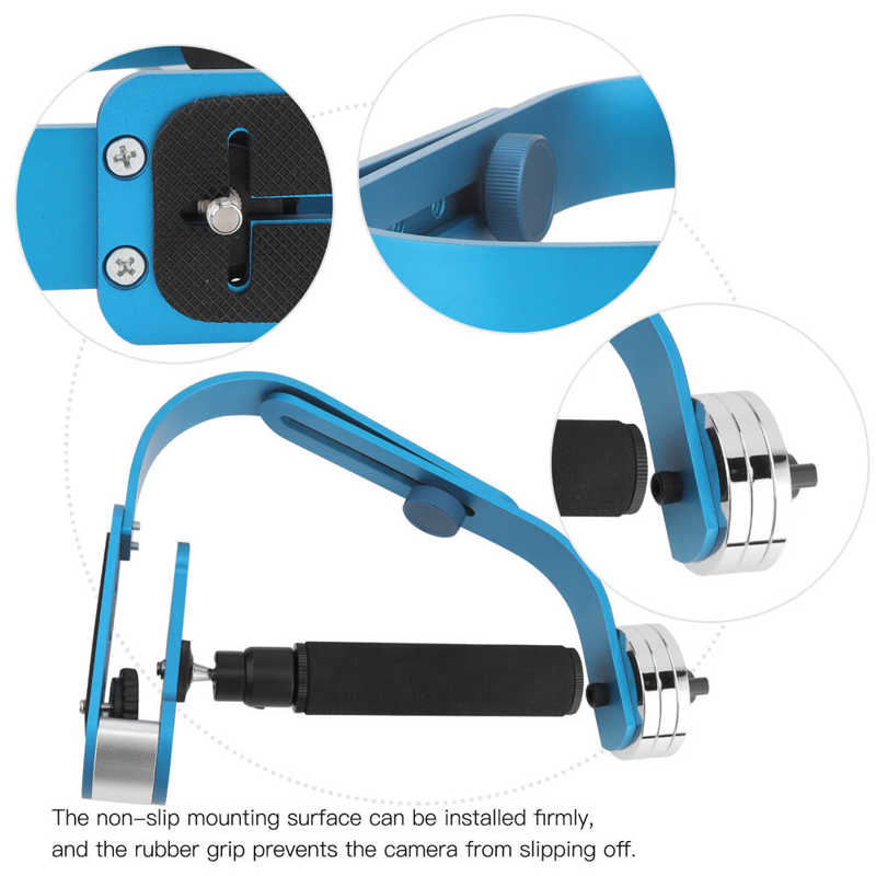 UF-007S Aluminium Alloy Handheld Digital Camera Stabilizer Digital Camera Holder for DSLR Photography Accessory