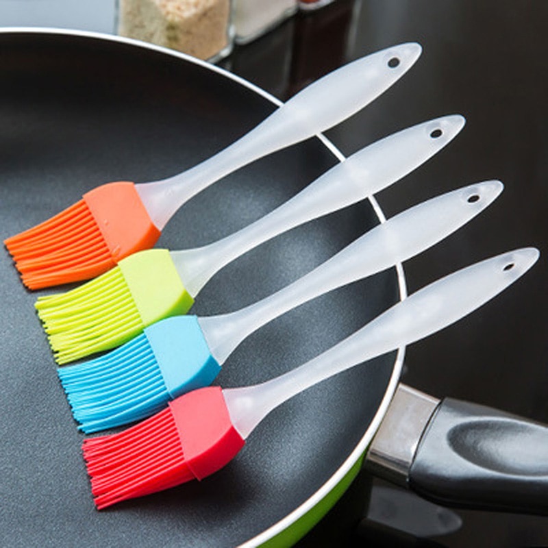 Outils de gâteau de brosse d'huile liquide de Silicone qui respecte l'environnement beurre pain pâtisserie brosse BBQ ustensile Sauce/vinaigre cuisson outils de cuisson F0008