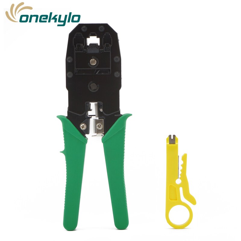 Kit de ferramentas de reparo rj45 rj11 rj12 cat5 cat5e, conserto de rede lan portátil, testador de cabo, alicate de descascar, crimpador de plugue, braçadeira conjunto de pc